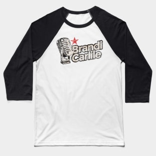 Brandi Carlile - Vintage Microphone Baseball T-Shirt